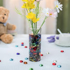 CYS EXCEL Assorted Mix Colors Glass Gemstone Beads Vase Fillers Flat Marble - Image 6