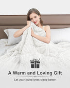 Sherpa Fleece Weighted Blanket - Image 8