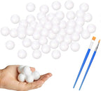hesmartly 100 Pack 1 Inch Craft Foam Balls by hesmartly
