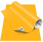 VViViD DECO65 Matte Pastel Golden Yellow Permanent Adhesive Craft Vinyl by VVIVIDVINYL