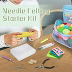 JUPEAN 228 Pcs Needle Felting Kit Wool Felting Tools - Image 7