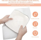 200 Pack 12 x 12 Inches Foam Sheets Cushioning Foam Sheets - Image 3