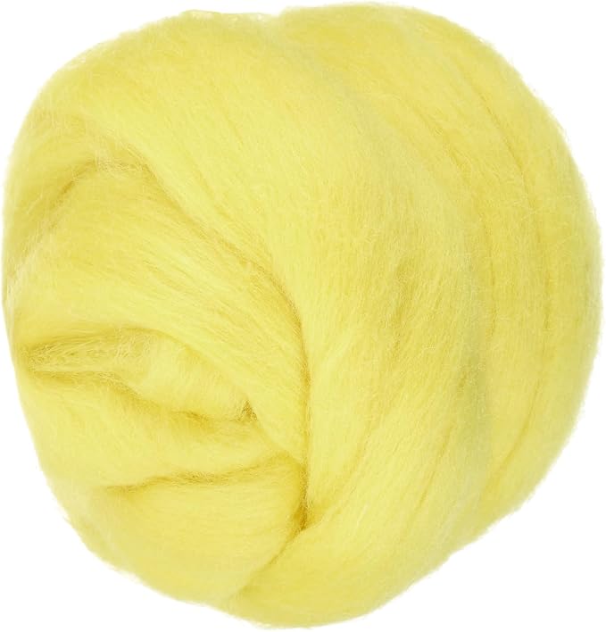 PATIKIL Wool Roving Yarn, 80G/2.82OZ Soft Felting Wool Pure Chunky Roving Yarn by PATIKIL
