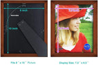RPJC 8x10 Inch Picture Frame Made of Solid Wood High Definition Glass - Image 4