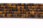 150Pcs 4×2mm Natural Yellow Tiger Eye Spacer Stone Beads - Image 7