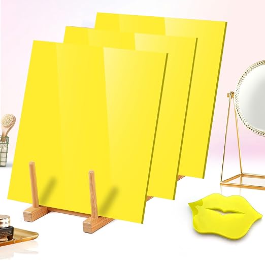 Adrattnay Yellow Acrylic Sheets 1/8 Thick, Opaque Acrylic Sheets Acrylic Panel - Image 6