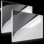 Roowest 2 Pcs 24 x 36 Inch, 1/2 Inch Thick Clear Acrylic Sheets Plastic by Roowest