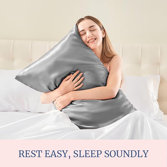 BEDELITE Satin Pillowcase for Hair and Skin, Super Soft and Cooling Similar to - Image 5