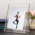 Gold 8x10'' Floating Frame Set of 2, - Image 2