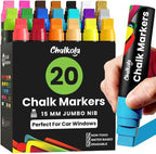 Chalkola Car Window Markers for Glass Washable by Chalkola