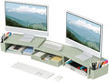 OPNICE Desk Organizers and Accessories, Dual Monitor Stand Riser by OPNICE