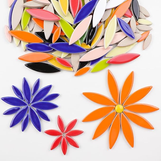 454g Petal Ceramic Mosaic Tiles - Image 3