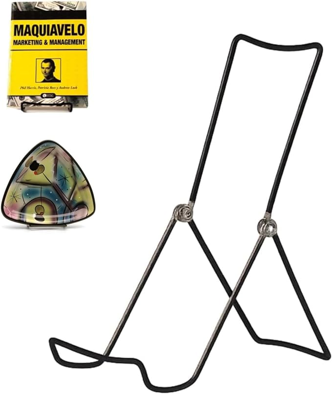 KINGDOM SOLUTIONS MADE IN USA 6-Pack Adjustable Black Metal Easels by KINGDOMSOLUTIONS