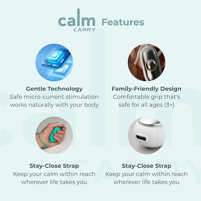 Glowco CalmCarry Sleep Aid Device – Handheld Microcurrent Relaxation Tool - Image 3