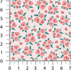 Floral Patchwork Fabric Panel 100x155 cm – 100% Cotton Satin, 6 Coordinated - Image 9