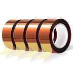 MEBMIK 4 Rolls 20mm x16m Heat Tape High Temperature Heat Resistant Tape Heat by MEBMIK
