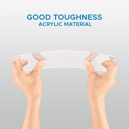 OMTech 6 Pack Clear Acrylic Sheets, Transparent Acrylic Plastic Boards - Image 6