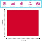 14PCS 3D Puff Heat Transfer Vinyl 12"x10" Multicolor | Puff HTV Vinyl - Image 2