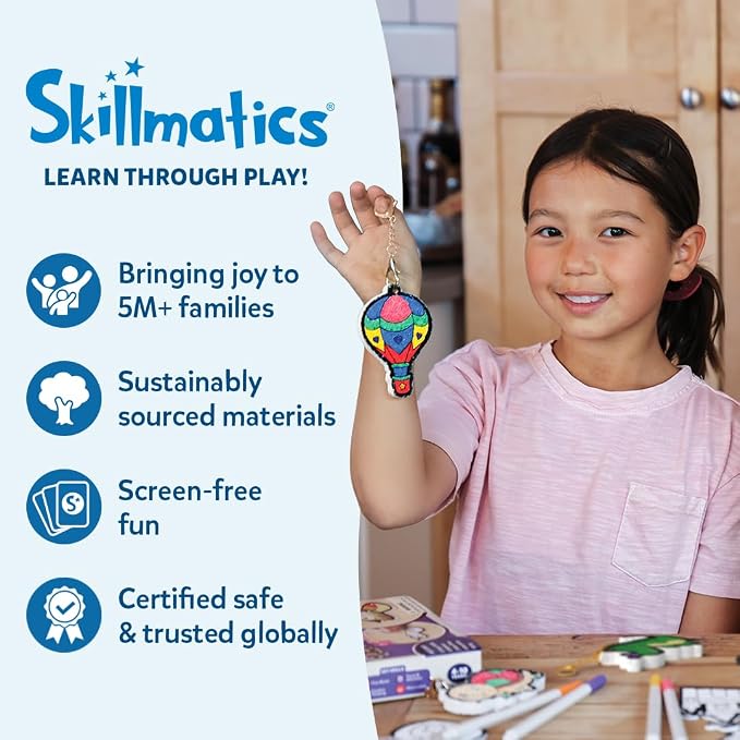 Skillmatics Poke-in Art – Lilo & Stitch, Mess-Free Fun, DIY Wood Craft Kit | - Image 9