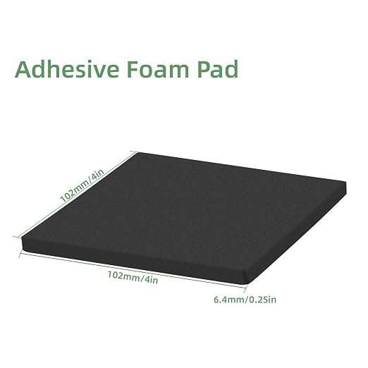 8Pcs Black EVA Foam Pad 4in x 4in x 1/4in High Density Closed Cell Foam Sheet - Image 2