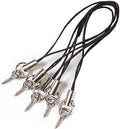 100 Pcs Black Cell Phone Cords Strap Crafts Making Supplies Lanyard by Teensery