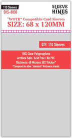 Sleeve Kings War of The Rings-Compatible Card Sleeves 68x120mm – 110 Count by SleeveKings