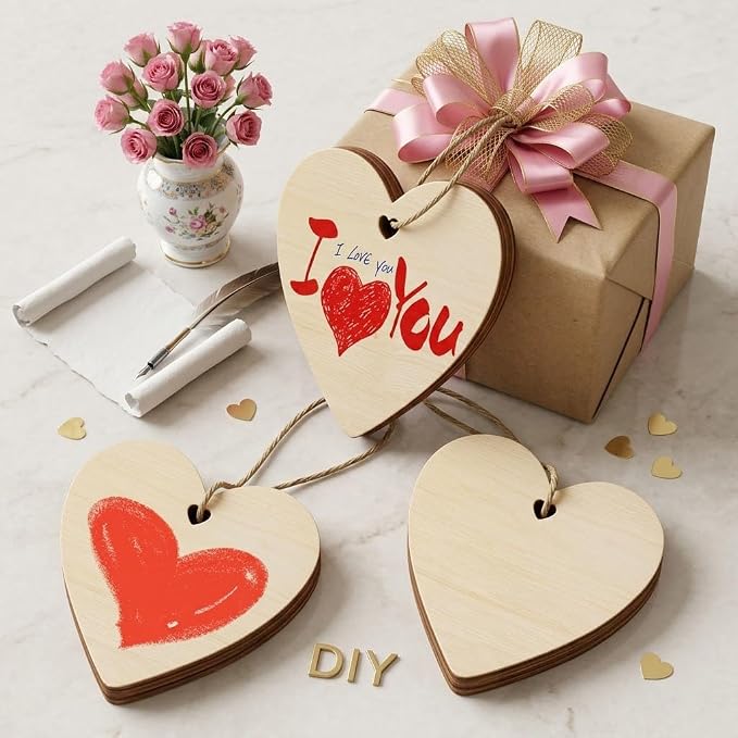 Unfinished Wooden Ornaments - Image 7