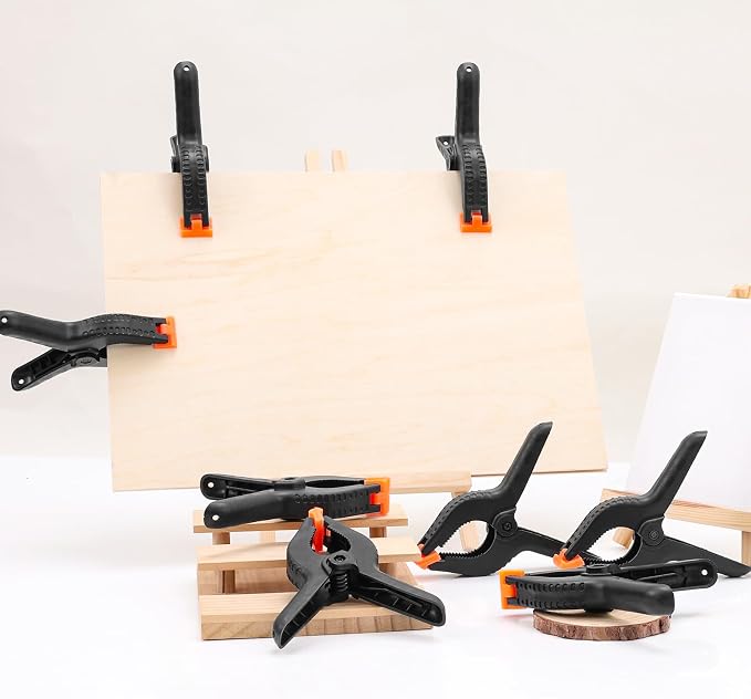 10 Pack 6 inch Plastic Spring Clamps, Backdrop Clips, Plastic Clamps - Image 7