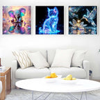 4 Pack Diamond Art Kits for Adults, 5D Hummingbird Diamond Painting Kits for - Image 4