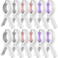 Senbowe 12 Pack Beach Towel Clips,Pool Chair Clips,Heavy Duty Plastic Clothes Pins,Quilt Drying Clips,Windproof Clothes Clips,Keep Your Towel,Clothes,Blankets to Dry on Clothesline and Hanging Rack