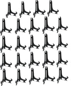 Artliving 4 Inch Acrylic Card Display Stands, Small Plastic Easels and by Artliving