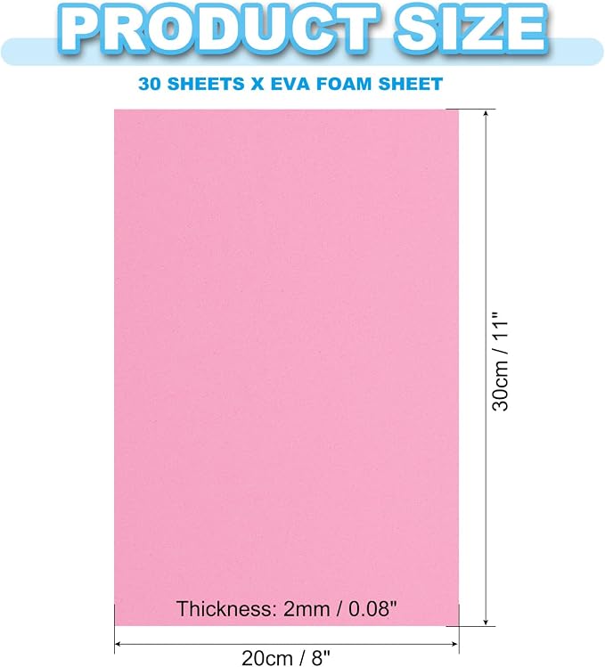 PATIKIL 30 Pack EVA Foam Sheets - Image 2