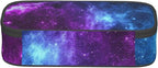 Blue Galaxy Star Purple Space Pencil Case Organizer Big Capacity Pencil Pouch - Image 3