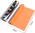 RENLITONG Orange Iron on Vinyl 12Inch by 20ft Roll Heat Transfer Vinyl - Image 3
