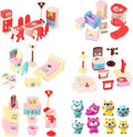 BananMelonBM 50 Pack Kids Little Dollhouse Furniture Toys House Big Dreams by BananMelonBM