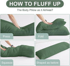DOWNCOOL Large Body Pillow Insert- Breathable Full Body Pillow - Image 4