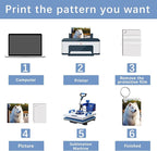 240Pcs Sublimation Keychain Blanks Double Sides 80 MDF Sublimation Keychains - Image 5
