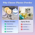 Plaster Casting Powder 1000G/35 OZ, Water Activated Fast Curing Plaster Casting - Image 6
