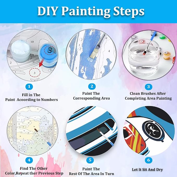Artunion Framed Paint by Numbers Kit - Image 6