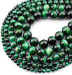 Zenkeeper 108Pcs Green Tiger Eyes Spacer Loose Beads Bulk - Image 6