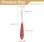 HARFINGTON Palette Knife Painting Tool 1.77" x 0.67" Stainless Steel Teardrop - Image 2