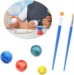 hesmartly 50 Pack Craft Foam Balls, 5 Sizes Foam Balls and 2 Pieces Painting - Image 5