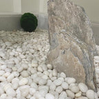 YISZM 40lbs White River Rocks for Garden Landscaping, 1-2 Inch Natural Pebbles - Image 2