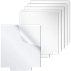 6 Pieces 2 mm Acrylic Sheet Transparent LED Film by Tenare