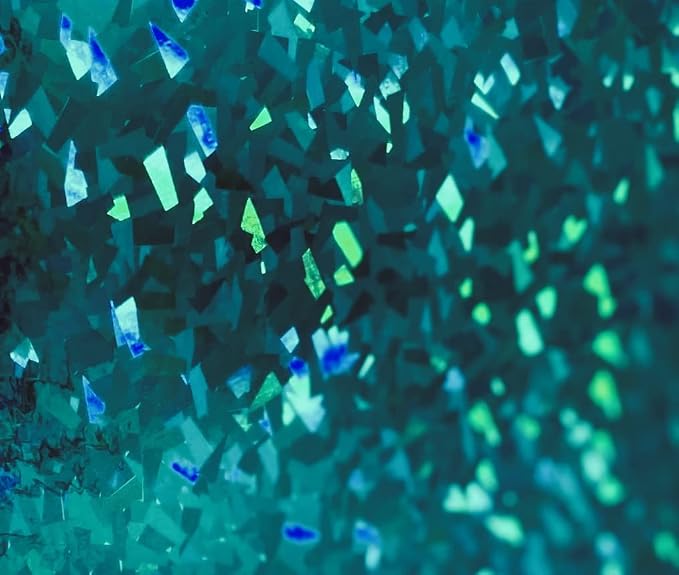 Holographic Crystal Sign Vinyl, HOLOCRYSTAL self-Adhesive Plastic - Image 2