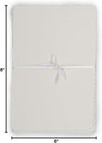 LEATHER VILLAGE Offwhite Deckled Edge Handmade Watercolor Paper 4x6 | 50 Sheets - Image 10