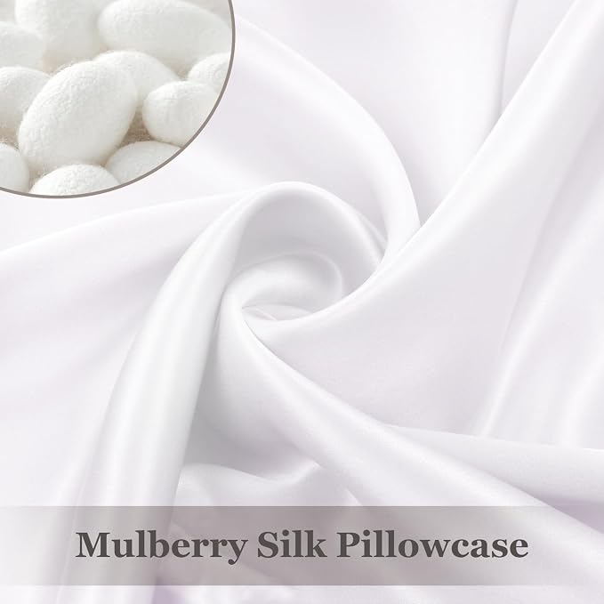 Adubor Mulberry Silk Pillowcase 2 Pack - Image 3