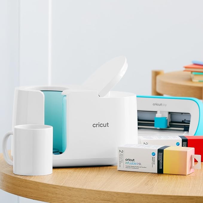 Cricut Mug Press Ceramic Mug Blank 15oz 2/Pkg-White - Image 5