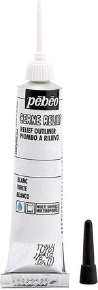 PEBEO OUTLINER WHITE 20ML - Image 3