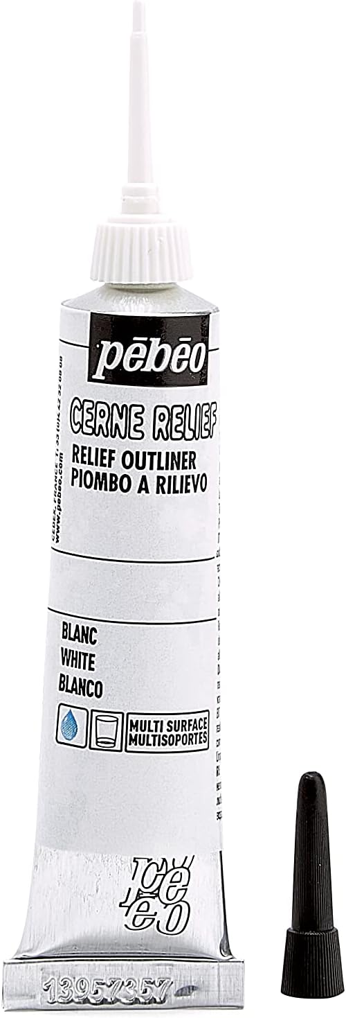 PEBEO OUTLINER WHITE 20ML - Image 3